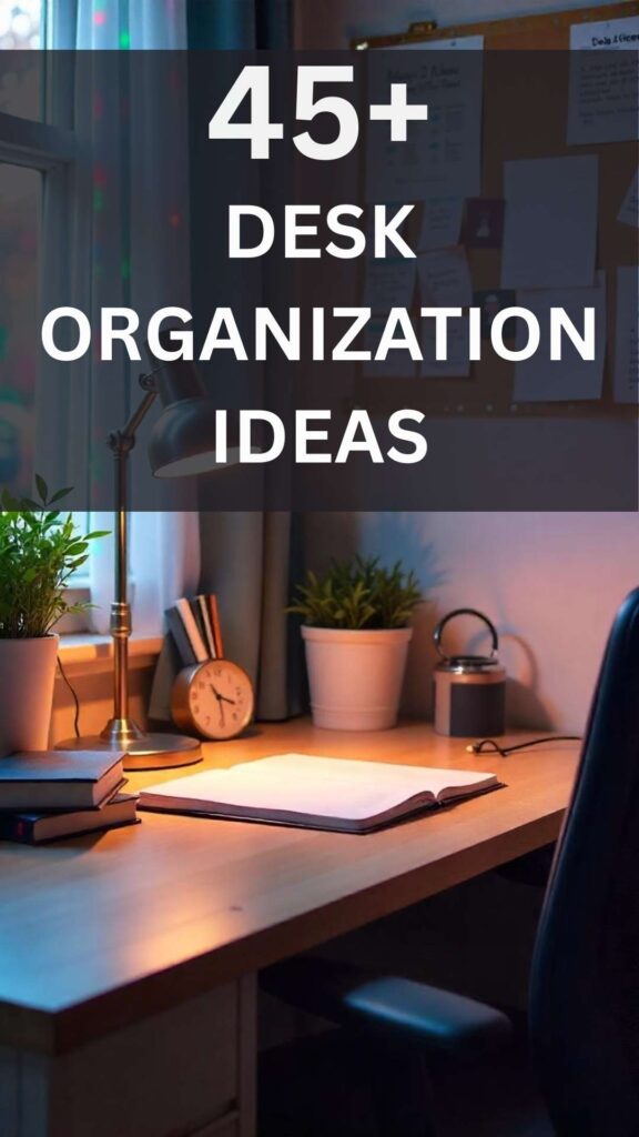 Desk Organization Ideas