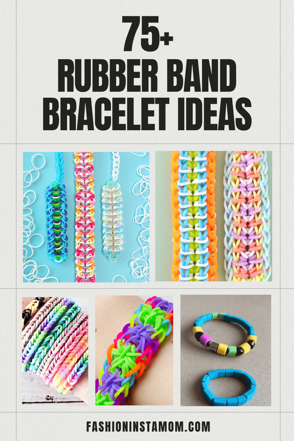 Rubber Band Bracelet Ideas