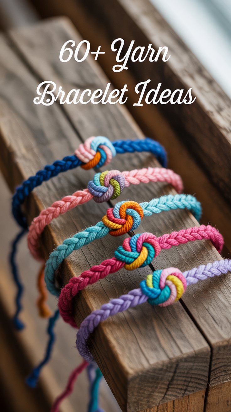 Yarn Bracelet Ideas