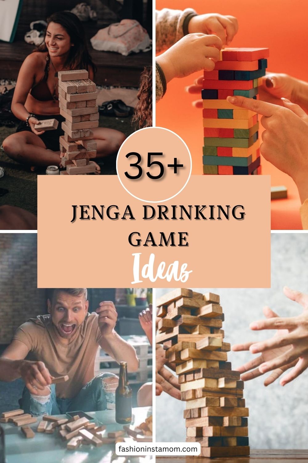 Jenga Drinking Game Ideas