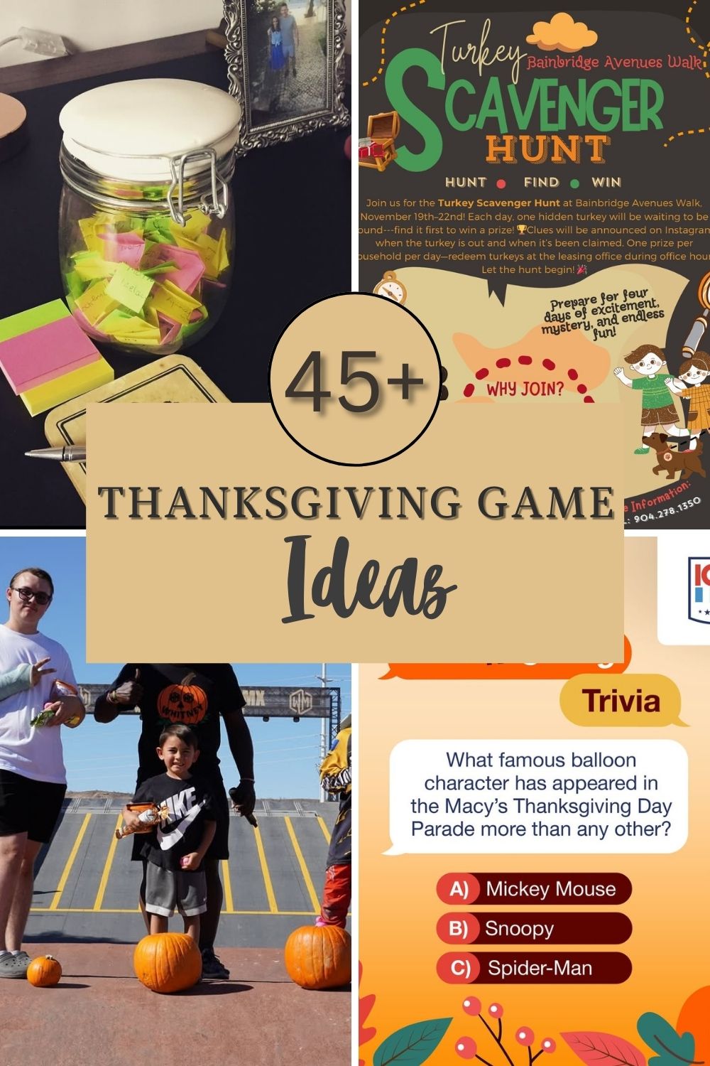 Thanksgiving Game Ideas 