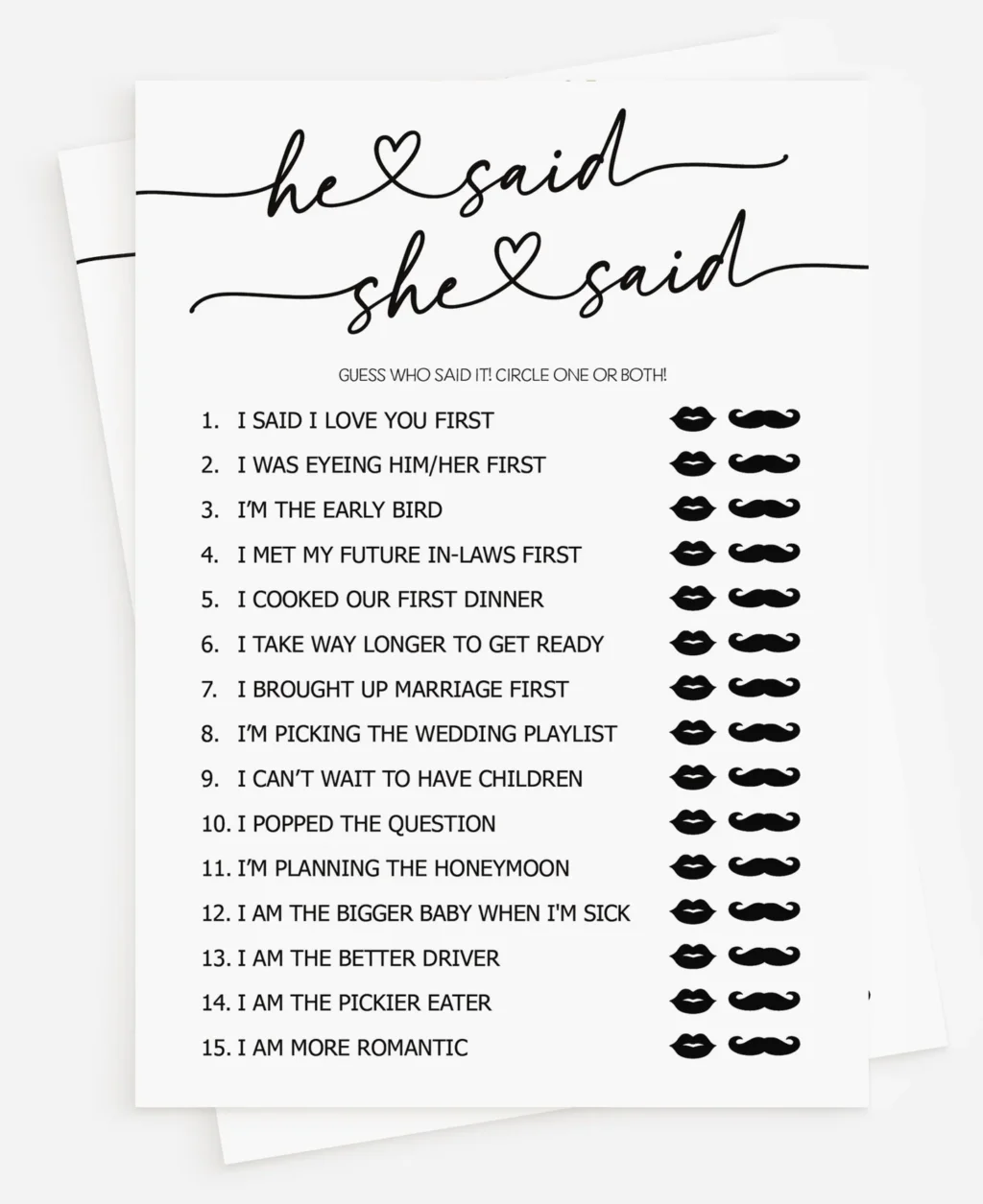 Wedding Shower Game Ideas