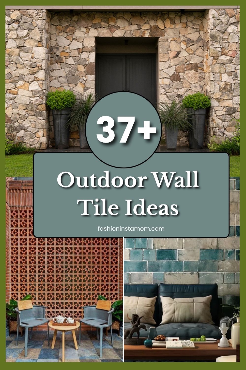 Outdoor Wall Tile Ideas